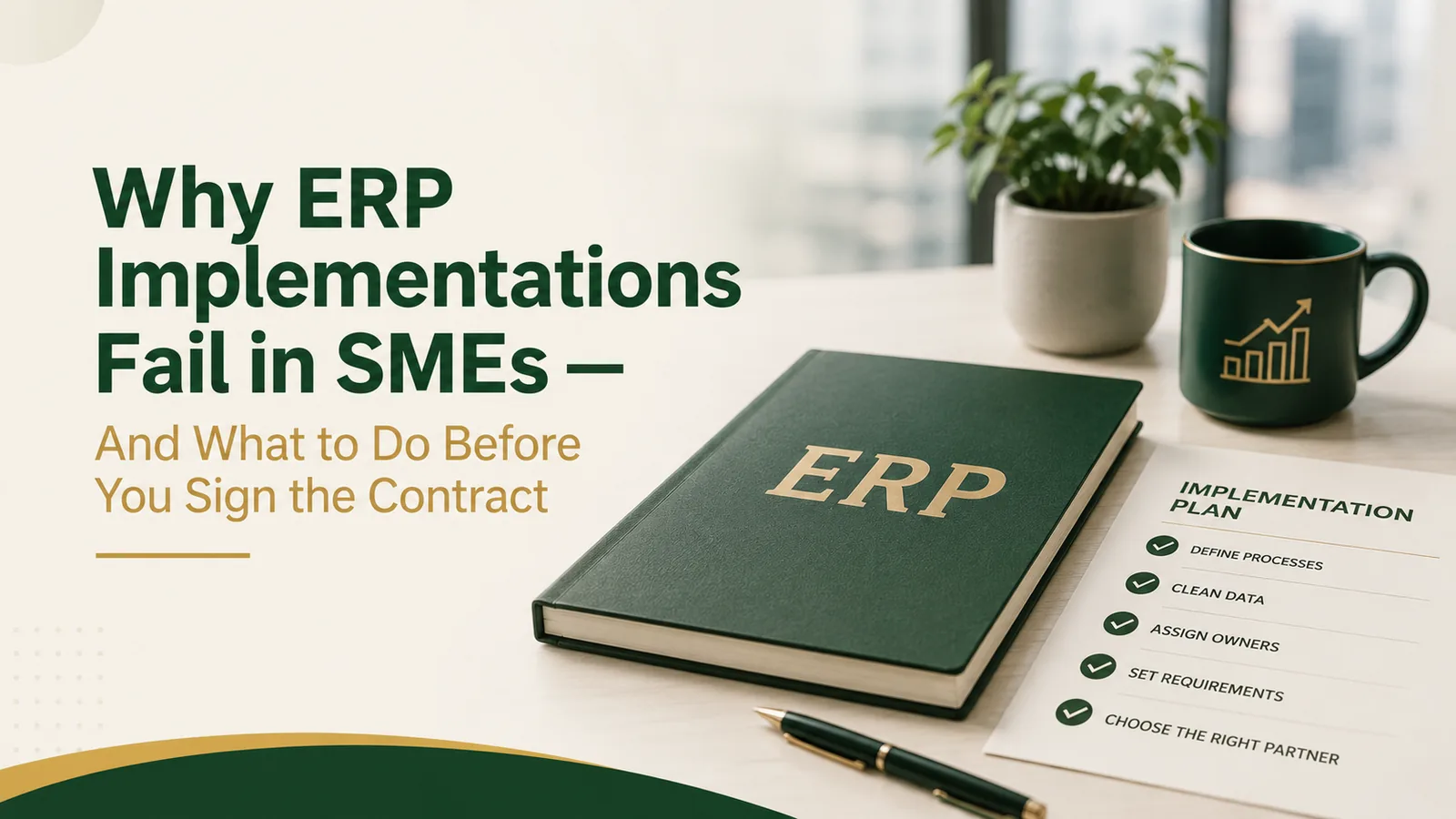 Why ERP Implementations Fail in SMEs — And What to Do Before You Sign the Contract